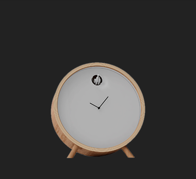 wooden clock