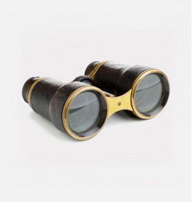 Huntdown Black Waterproof Binoculars with Nylon Carrying Case