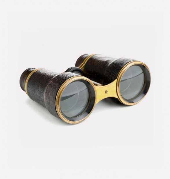 Huntdown Black Waterproof Binoculars with Nylon Carrying Case