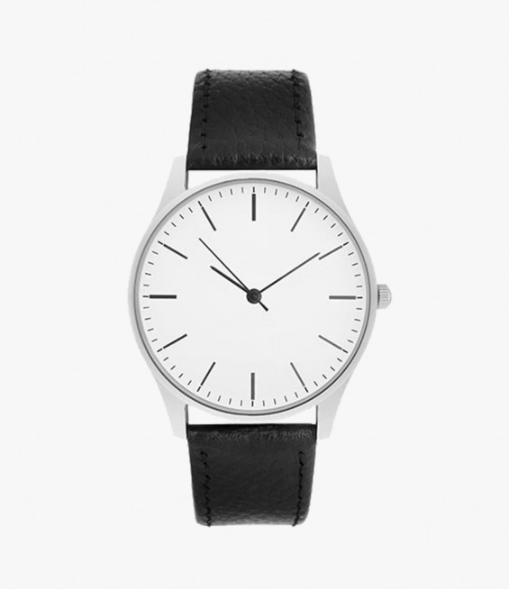 black & white watch