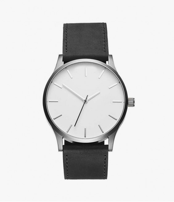 black & white watch