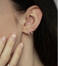 Diamond Line Earring jewel