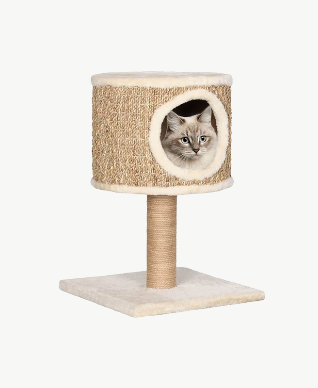 super durable solid wood cat tree
